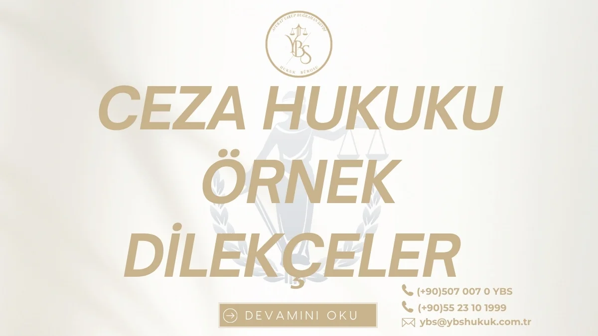 CMK md. 158, 173 ve 268 Şikayet İtiraz ve Kanun Yolu Ceza Hukuku Örnek Dilekçeleri 2026 Adana Avukat