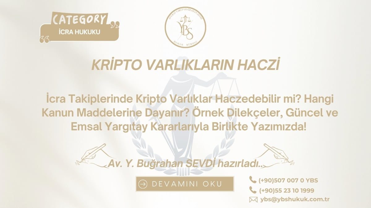 Kripto Varlıkların Haczi